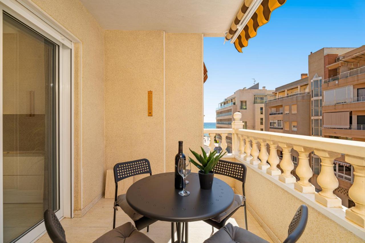 Torrevieja Playa Del Cura Con Vista Al Mar Apartamento Exterior foto