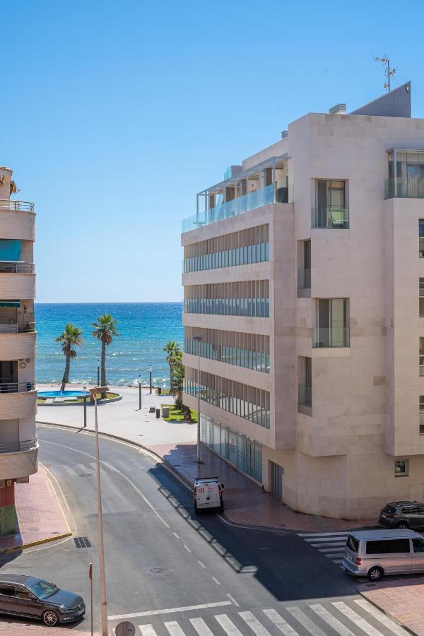 Torrevieja Playa Del Cura Con Vista Al Mar Apartamento Exterior foto